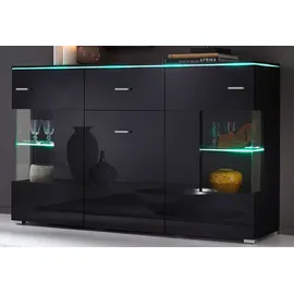 Höltkemeyer Sideboard 150 cm schwarz