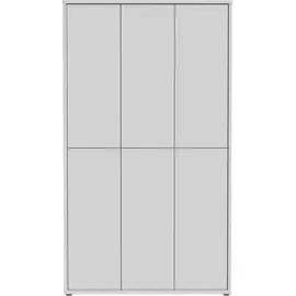 Forte Alice Springs Schuhschrank B/H/T 109,2x191,9x34,9 grau