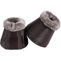 Eskadron Platinum Hufglocken Softlate Faux Fur  Größe S Braun