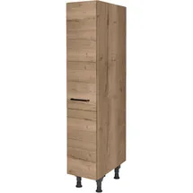 Nobilia Apothekerschrank Structura 30 x 58,3 x 167,8 cm Braun