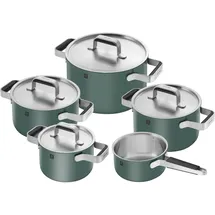 Zwilling Pure Topf-Set 5-tlg. 3 x Kochtopf (16 cm + 20 cm + 24 cm) + Bratentopf 20 cm + Stieltopf 16 cm