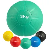 Matchu Sports - Medizinball 1/2/3/4/5 kg Fitnessball Gewichtsball 3