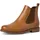TAMARIS Chelseaboots TAMARIS, Damen, Gr. 36, braun (braun used), Kalbsleder, schimmernd, unifarben, Schuhe Chelseaboots, Businessschuh, Chelsea Boot im klassischen Look, schmale Form