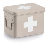 Zeller Present Aufbewahrungsbox Medizinbox, Metall, beige