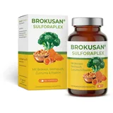 BROKUSAN Sulforaplex - 100 Kapseln - Hochdosiertes Sulforaphan mit Kurkuma-Extrakt, Brokkoli-Extrakt, Weihrauch, Piperin und Pfeffer - Natürlich & Vegan