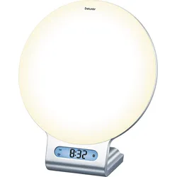 Tageslichtwecker BEURER "WL 75 Lichtwecker für natürliches Einschlafen und sanftes Aufwachen", weiß (.), Wecker, Simuliert Sonnenauf- und untergang, inkl. Radiofunktion