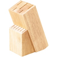 TokioKitchenWare Messerblock unbestückt: Messerblock aus Holz (Messer-Block, Messerhalter Holz, Messerset)