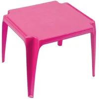 PROGARDEN Tavolo Kinder-Stapeltisch 50 x 50 x 44 cm pink