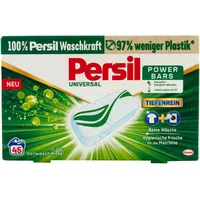 Persil POWER BARS UNIVERSAL 1 x 45 Stück -löslich ab 20° 97% weniger Plastik