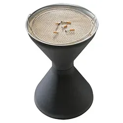 APS DIABOLO Standaschenbecher schwarz