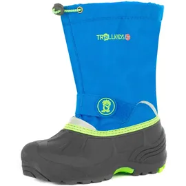 TROLLKIDS Telemark Xt Schneeschuhe - Medium Blue / Viper Green - EU 27