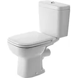 Duravit D-Code Stand-WC mit WC-Sitz Weiß