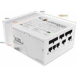Gigabyte UD850GM PG5 White 850 Watt ATX PCIe5.0 Netzteil, 80+ Gold voll modular