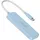 j5create Umweltfreundlicher USB-C-zu-Hub Typ A Gen 2 mit 4 Anschlüssen, USB 3.2 Gen 1 (3.1 Gen 1) Ty (USB-C, 4 Ports), Dockingstation ... USB Hub, Blau