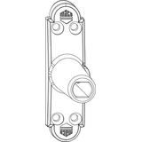 Maco Ladenhaltekonsole BLR 25 x 35, für Gr. L105, schwarz (209476)