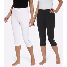 Sieh an! Caprileggings Hosen Schwarz 50