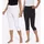 Sieh an! Caprileggings Hosen Schwarz 50