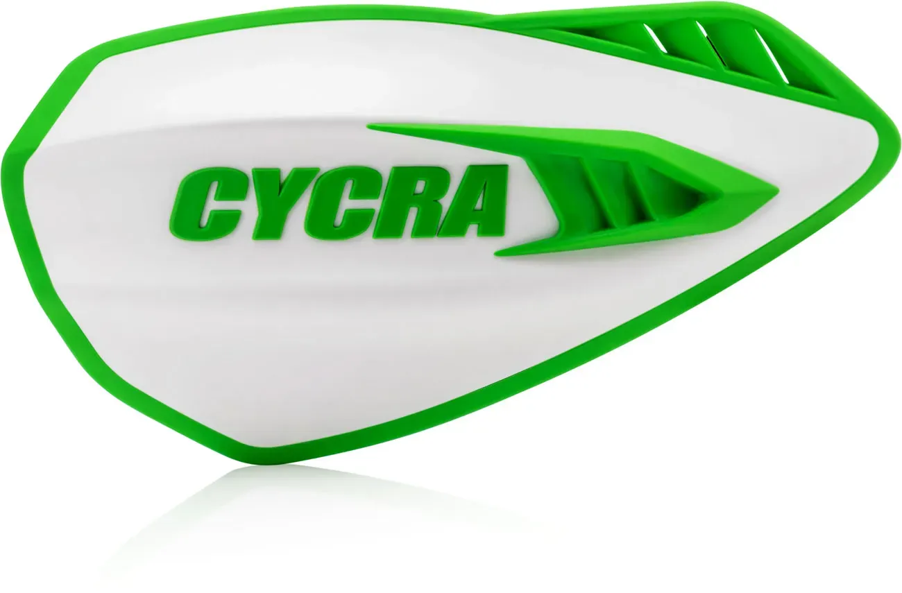 Cycra Cyclone, protège-mains - Blanc/Vert