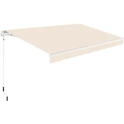 Wasabi - Rollo für den Außenbereich 4x2,5 in Roh-Polyester – Sonnenschutzgewebe – Verstellbare Neigung