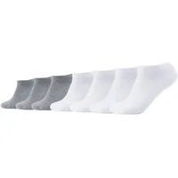CAMANO Sneakersocken 7er Pack Grau/Weiß 35-38