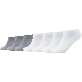 CAMANO Sneakersocken 7er Pack Grau/Weiß 35-38