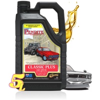 Penrite Classic Plus 15W50 mineralisches motoröl classic mehrbereichs, Youngtimer, Entwickelt für Fahrzeuge die zwischen 1960-1999 hergestellt wurden, Enthält Zink & Korrosionsschutzadditive, 5Liter