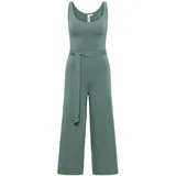 Ragwear Sportlicher Sommer-Jumpsuit LISSETA mit rundem, tiefem Rückenausschnitt und weitem 3/4-Bein, BALTIC, M - M