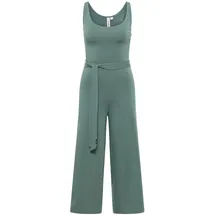 Ragwear Sportlicher Sommer-Jumpsuit LISSETA mit rundem, tiefem Rückenausschnitt und weitem 3/4-Bein, BALTIC, M - M
