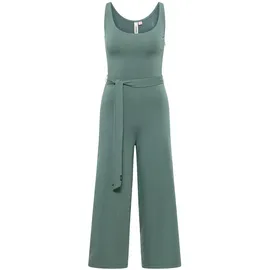 Ragwear Sportlicher Sommer-Jumpsuit LISSETA mit rundem, tiefem Rückenausschnitt und weitem 3/4-Bein, BALTIC, M - M