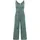 Ragwear Sportlicher Sommer-Jumpsuit LISSETA mit rundem, tiefem Rückenausschnitt und weitem 3/4-Bein, BALTIC, M - M