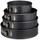 Relaxdays Springform Set 4-teilig rund