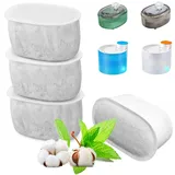 4pcs Ersatzfilter,kompatibel mit W300/W500 Katzen-Trinkbrunnen,2L/67oz Automatischer Katzenbrunnen Haustierwasserspenderfilter Trinkbrunnenzubehör