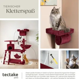 Tectake Marcel 105 x 60 x 141 cm weinrot
