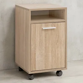 KADIMA DESIGN Sonoma Rollcontainer 33x60x38 cm braun