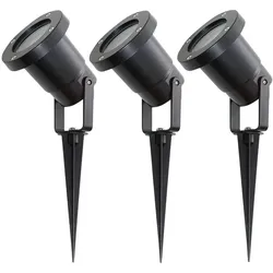 Lindby - Thorgal Garten Leuchte w/Speer Ø9,8 3pcs Schwarz