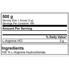 GN Labaratories Arginin HCL Nano Pure Pulver 500 g