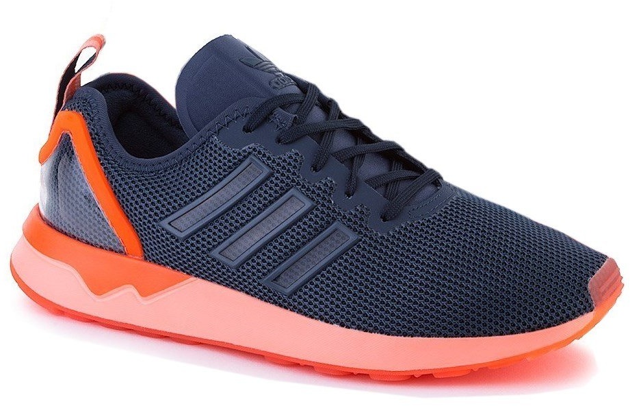 adidas Originals ZX Flux ADV Blau Orange Herren Sneakers Schuhe Neu - 40 2/3 EU