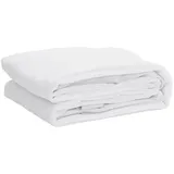 vidaXL Matratzenschoner Wasserdicht 160 x 200 cm Weiß