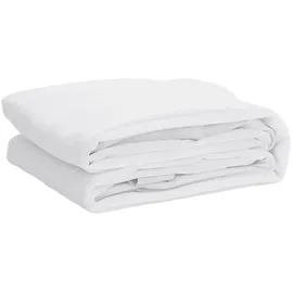 vidaXL Matratzenschoner Wasserdicht 160 x 200 cm Weiß