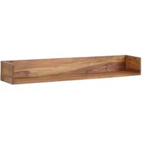 Wohnling Wandregal 120 x 15 x 20 cm Braun