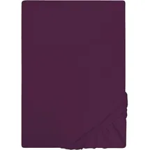 Castell Spannbettlaken Jersey 90 x 190- 100 x 200 cm dunkel violett