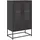vidaXL Highboard 68 x 111,5 x 39 cm Schwarz