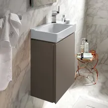 Geberit Waschtischunterschrank 1 Tür 38 x 52,5 x 26,5 cm Greige