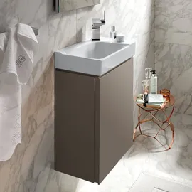 Geberit Waschtischunterschrank 1 Tür 38 x 52,5 x 26,5 cm Greige