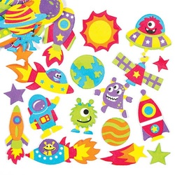 Sticker Sonnensystem (pro Set 120) Bastelbedarf Verzierung & Dekorationen