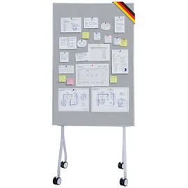 Floordirekt Mobile Präsentationstafel Giant Doppelseite Filztafel 80 x 120 cm