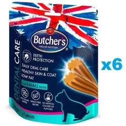 BUTCHER'S Dental Care for Small Dogs Zahnpflege-Leckerlis für kleine Hunderassen  6x110g