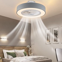 Deckenventilator M/Beleuchtung Led Licht Fernbedienung Lampe FüR Wohnzimmer Modern Dimmbar Mit Ventilatoren Deckenleuchten Fan Beleuchtung Deckenleuchte Leise Ventilator Tages LüFter LüFterlicht