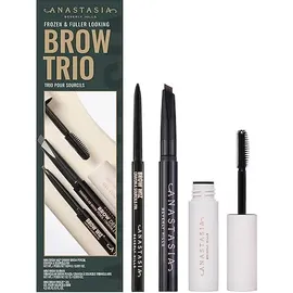 ANASTASIA BEVERLY HILLS - Frozen & Fuller Looking Brow Trio -augenbrauen-set - brow Kit Frozen & Fuller - Dark Brown