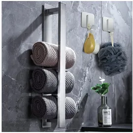 plainshe Badetuchhalter Ohne Bohren Silber